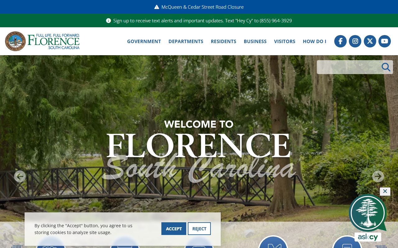 City of Florence website