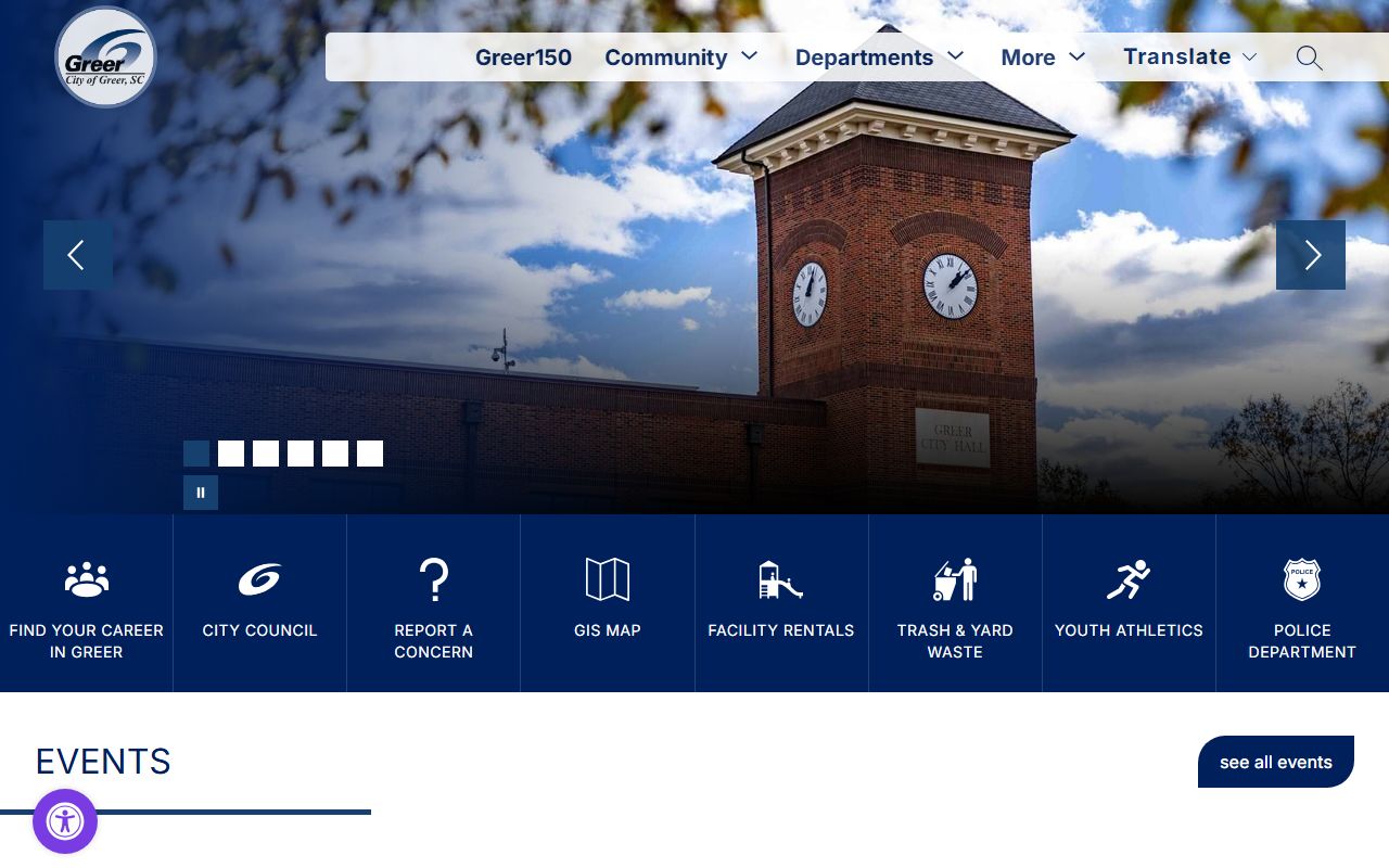 City of Greer website