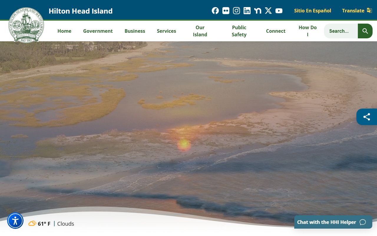 Town of Hilton Head Island website