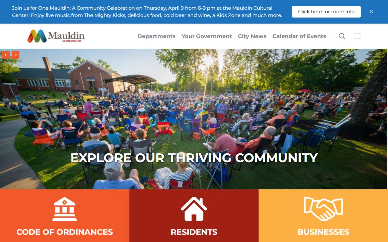 City of Mauldin website