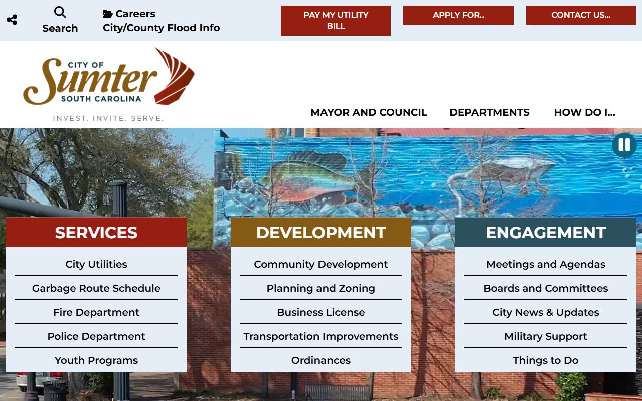 City of Sumter website